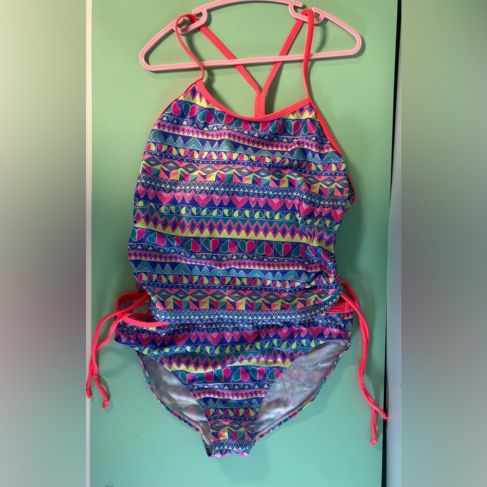 Bella & Birdie Tankini Swimsuit Girl Large, 2 Piece Swimsuit, Girl Swimsuit